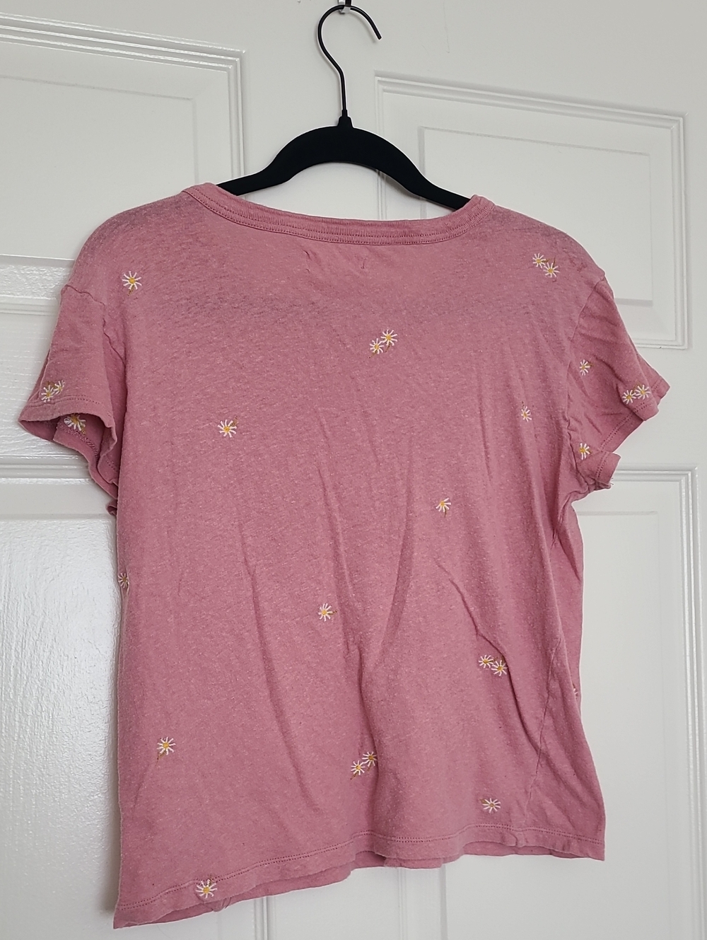 Madewell Rose Pink Daisy Short Tee - Picture 5 of 5